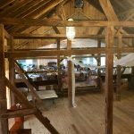Reinhart's Barn Wedding set up for a wedding in Bernville pa